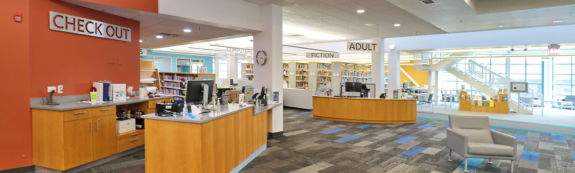 Library foyer area